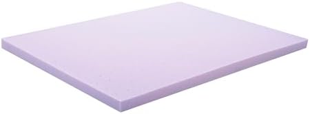 Lucid 3 Inch Lavender Memory Foam Mattress Topper - Full Size
