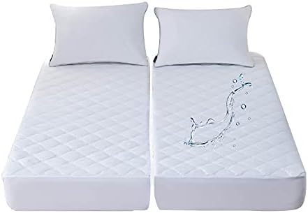 Kingnex Waterproof Quilted Split King Mattress Protector Pad