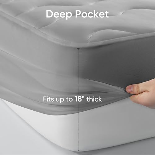 Elegear Queen Cooling Mattress Pad with TriSupport 3D Tech