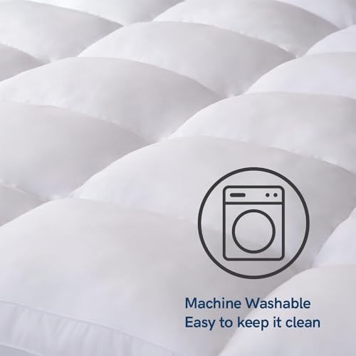 ELEMUSE Super Queen Mattress Topper for Back Pain 1