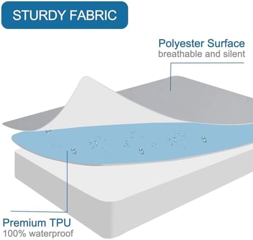 SPRINGSPIRIT Twin XL Mattress Protector Waterproof 1
