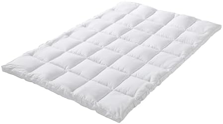 CirclesHome White Futon Mattress Topper - Full Size 54x75x3 1