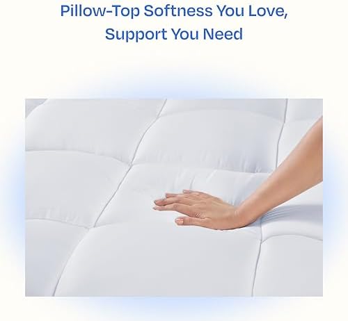 California Design Den Full Mattress Topper with Cooling Pillow Top