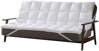 CirclesHome White Futon Mattress Topper - Full Size 54x75x3 1