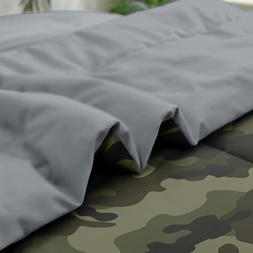 Pamnest Comforter Set Twin Size 5 Pcs Camouflage Bedding