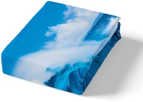 Feelyou Ocean Wave Fitted Sheet Set for Kids