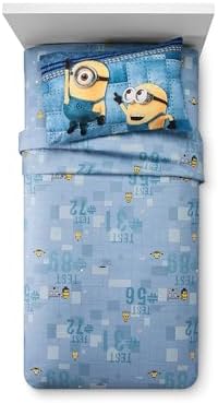 Despicable Me 3 Minions Blue Sheet Set Twin 3pc