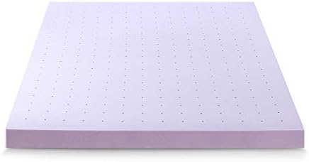 Mellow 4 Inch Ventilated Memory Foam Mattress Topper Queen 1