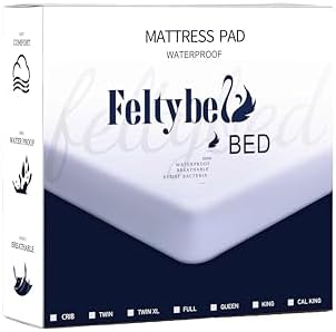 FELTYBED Twin XL Mattress Protector Waterproof Soft Breathable