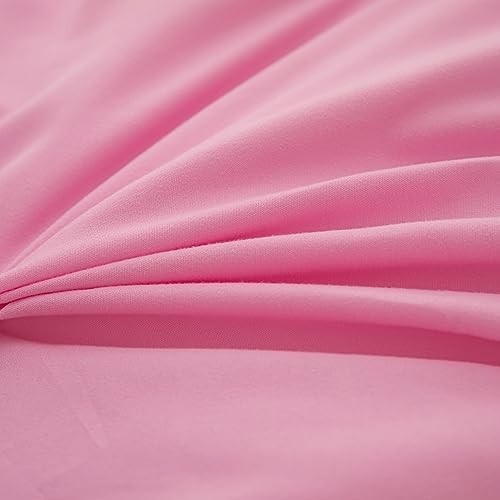 Pink Comforter Set Twin 5 Pcs Girls Bed in a Bag