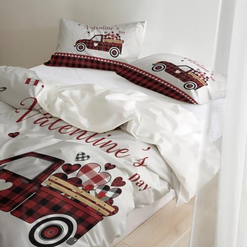 LooPoP Valentine Duvet Cover Set 3 Piece California King