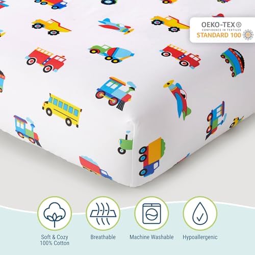 Wildkin 100 Cotton Full Sheet Set Olive Kids Design