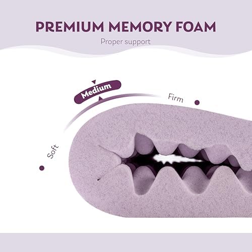 3 Inch Egg Crate Queen Memory Foam Mattress Topper