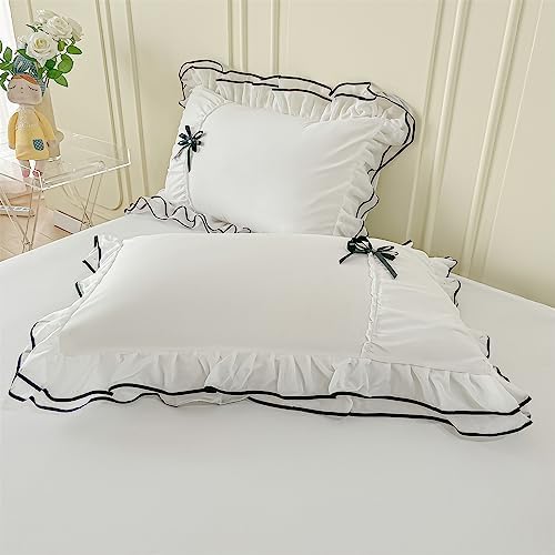 IHOUSTRIY Twin Duvet Cover Set with Bowtie and Zipper 1