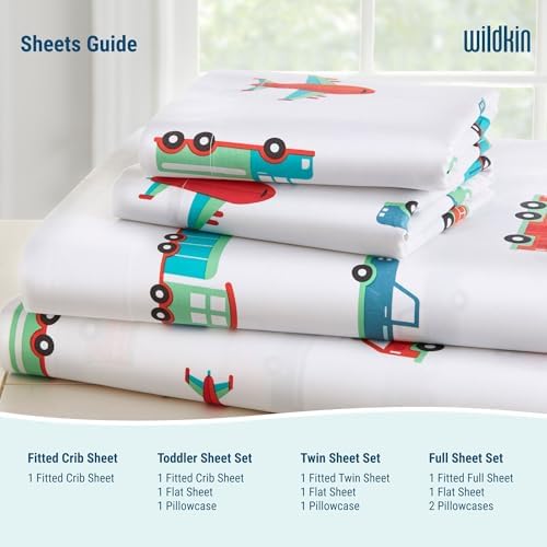 Wildkin Twin Sheet Set - Soft Microfiber with Horses Pattern