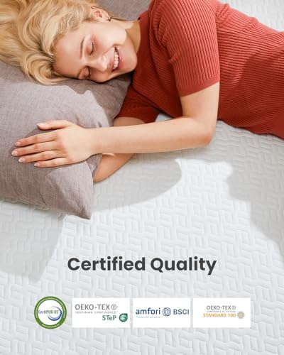 Dreamsmith Queen Mattress Topper - 3 Inch Cooling Gel Memory Foam Pad