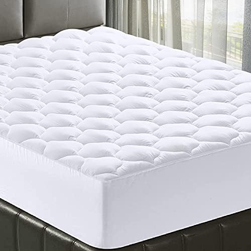 Matbeby Full Mattress Pad Cooling Breathable Fluffy Soft 21 Inch Deep