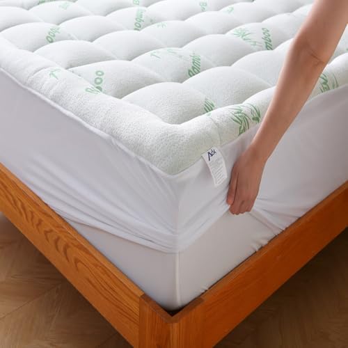 AdkTex Queen Mattress Topper Bamboo Viscose Cooling Comfort