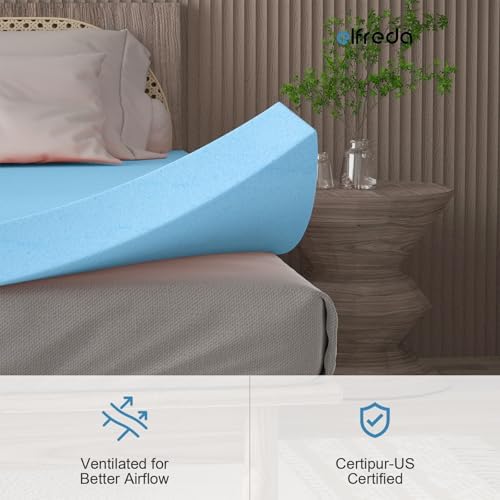 Elfreda 3 Inch Pressure-Relieving Mattress Topper