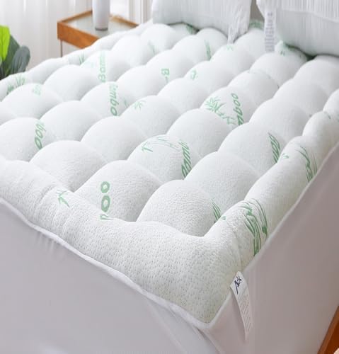 AdkTex Queen Mattress Topper Bamboo Viscose Cooling Comfort