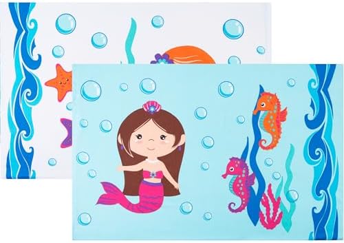 EVERYDAY KIDS Mermaid Kids Bed Sheet Set 4-Piece