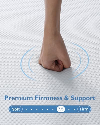 BedStory 3 Inch Firm Mattress Topper Queen Size