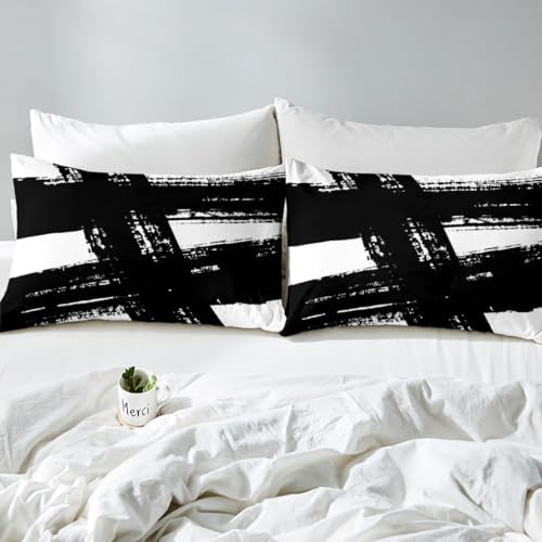 Feelyou Kids Geometry Duvet Cover Set Queen Size