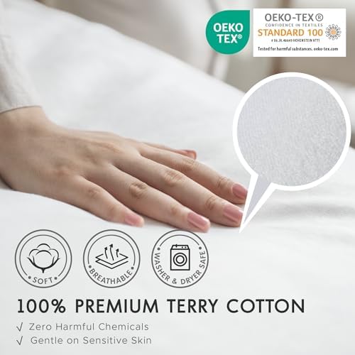Queen Size Bed Bug Proof Mattress Encasement 3M Scotchgard