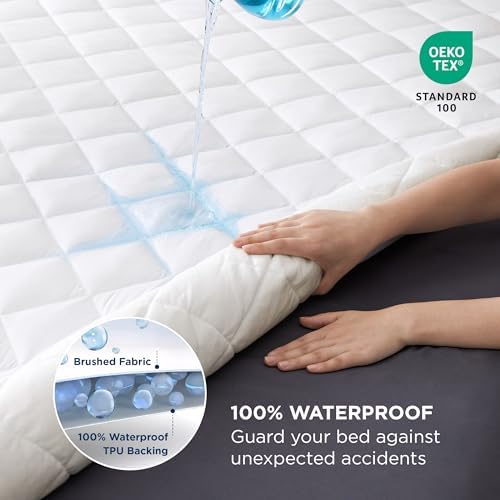 Bedsure Full Mattress Protector with Quilted Top and Deep Pocket