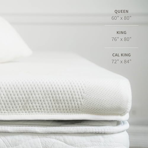 Saatva Graphite Memory Foam Mattress Topper 3 Inch Queen