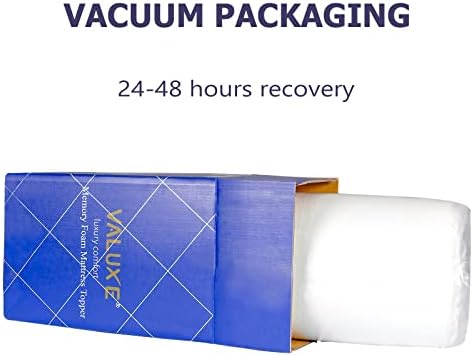 VALUXE 3 Inch Gel Memory Foam Mattress Topper Twin Size