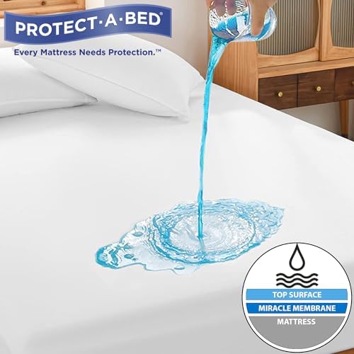 Protect-A-Bed Premium Cotton-Terry Mattress Protector Twin XL