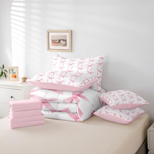 Erosebridal Girls 7 Piece Bow Bed in a Bag
