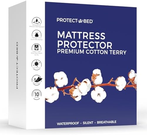 Protect-A-Bed Premium Cotton-Terry Mattress Protector Twin XL