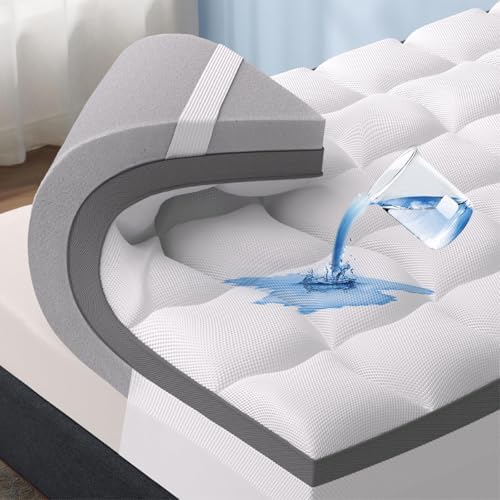 Bedsure 4 Inch Dual Layer Mattress Topper Twin