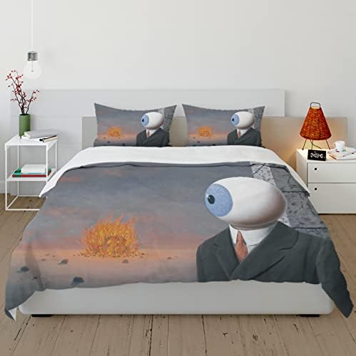 SAISEMIHOME Modern 3D Duvet Cover Set Twin XL