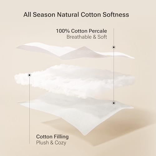 Sleep Philosophy Twin Mattress Pad - Cotton Breathable Quilted Protector