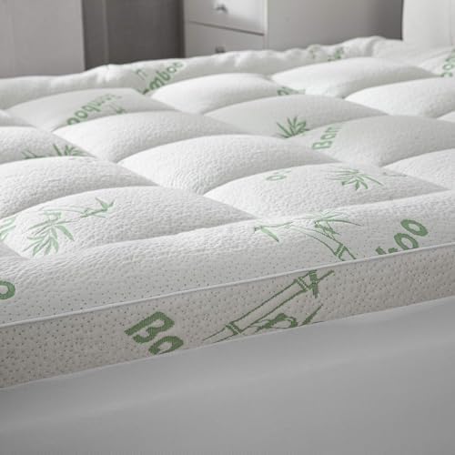 Cooling Mattress Topper Queen Size - Back Pain Relief