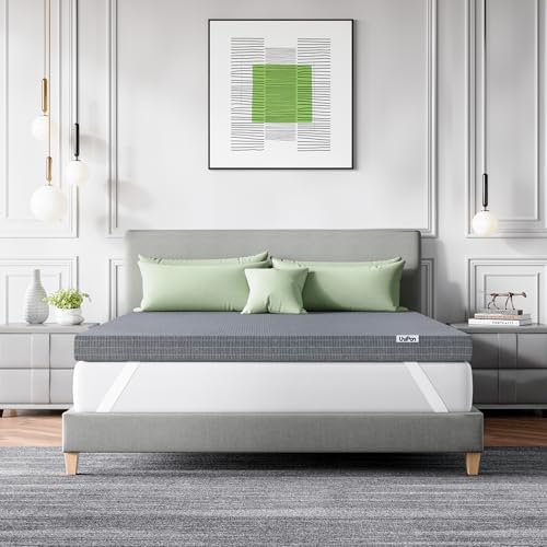 UniPon 4 Inch Firm Memory Foam Mattress Topper Twin Size