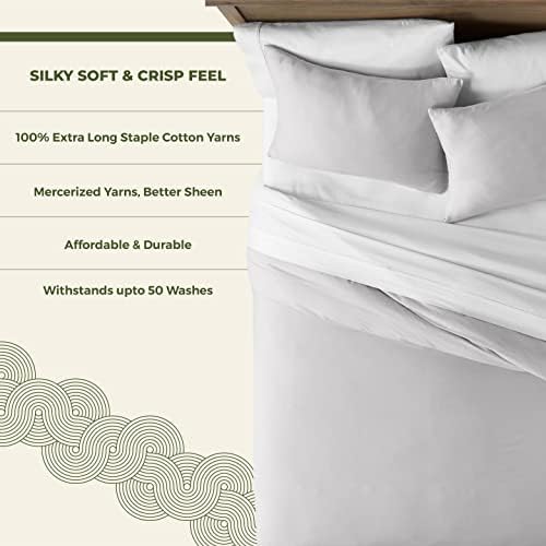 Mayfair Linen Queen Full Duvet Cover Set - 600 Thread Count
