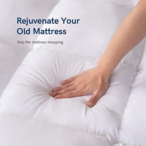 ELEMUSE Super Queen Mattress Topper for Back Pain 1