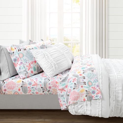 Lush Decor Pixie Fox Soft Sheet Set - Twin 4 Piece