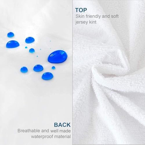 Moonsea King Mattress Protector Zippered 76x80 Waterproof