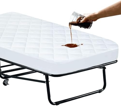 Moonsea Cot Mattress Pad Waterproof Quilted Protector