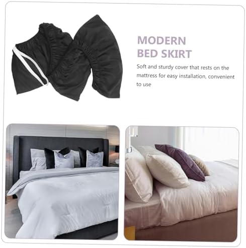 CHILDWEET Adjustable Elastic Bedskirt for Full Coverage