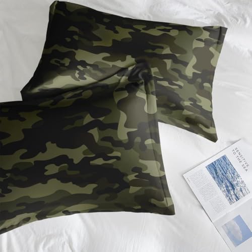 Pamnest Comforter Set Twin Size 5 Pcs Camouflage Bedding