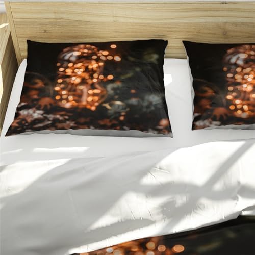 RIVINE New Year Christmas Duvet Cover Set 3 Pieces Gift