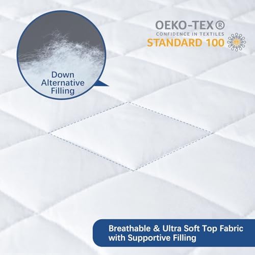Moonsea Cot Mattress Pad Waterproof Quilted Protector