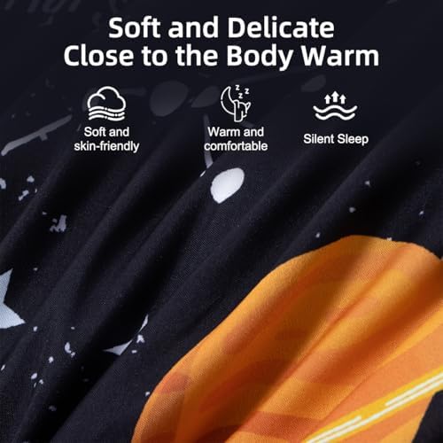 Holawakaka Galaxy Comforter Set for Kids