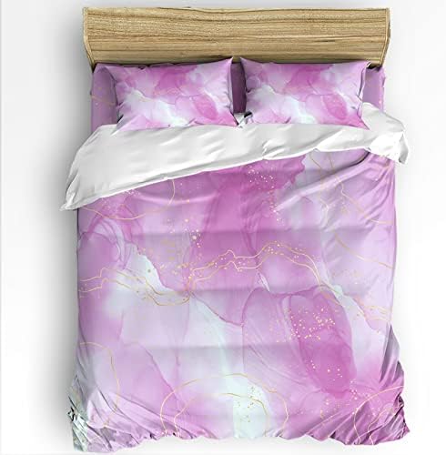 LooPoP 4PCS California King Duvet Cover Set 1